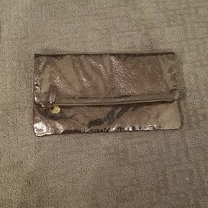 Clare Vivier Bronze Clutch